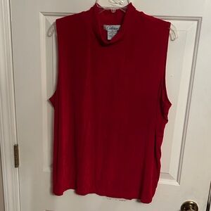 CalisonBold Red Sleeveless Tank Top